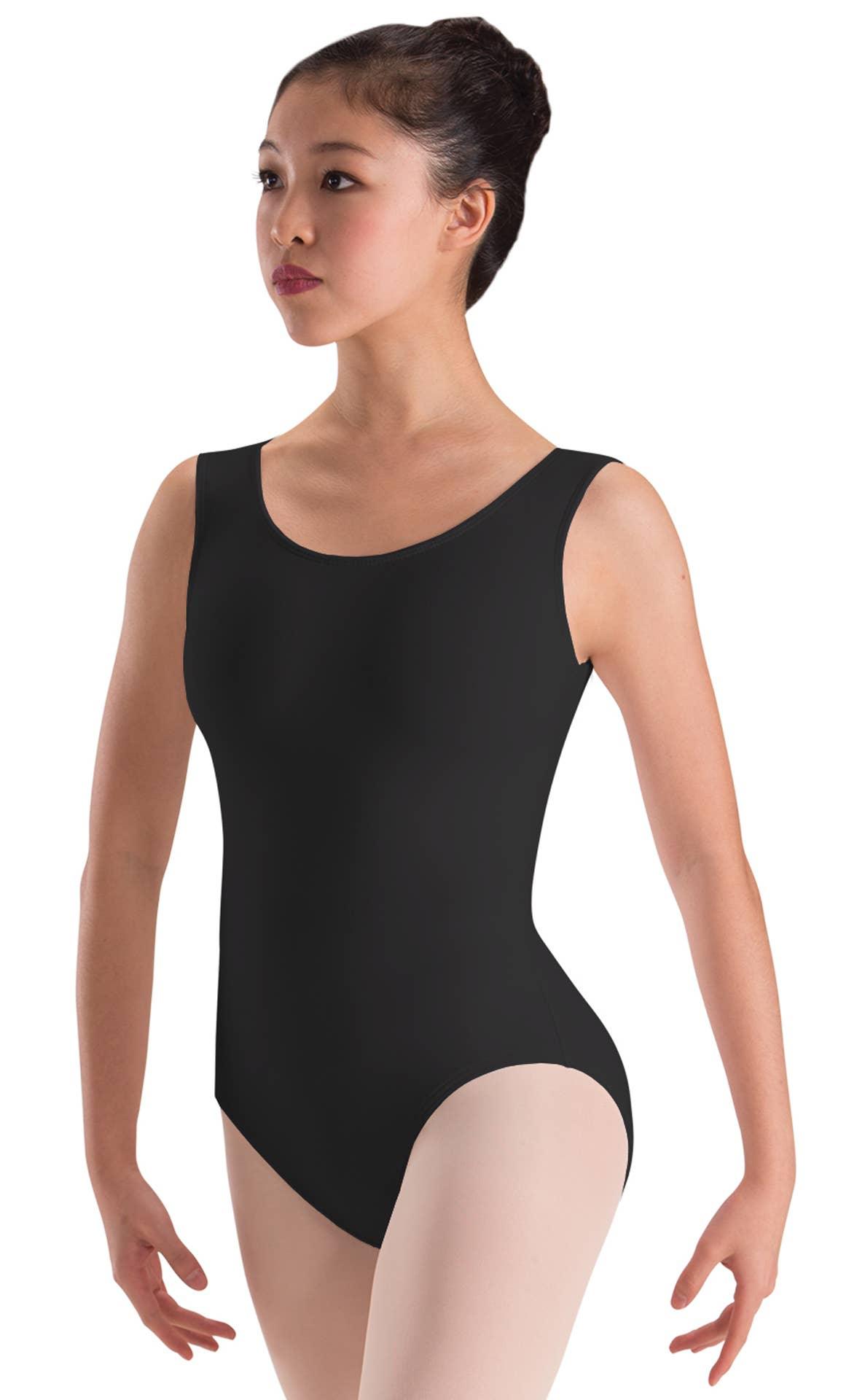 Motionwear Child Dri-Line Classic Black Tank Leotard