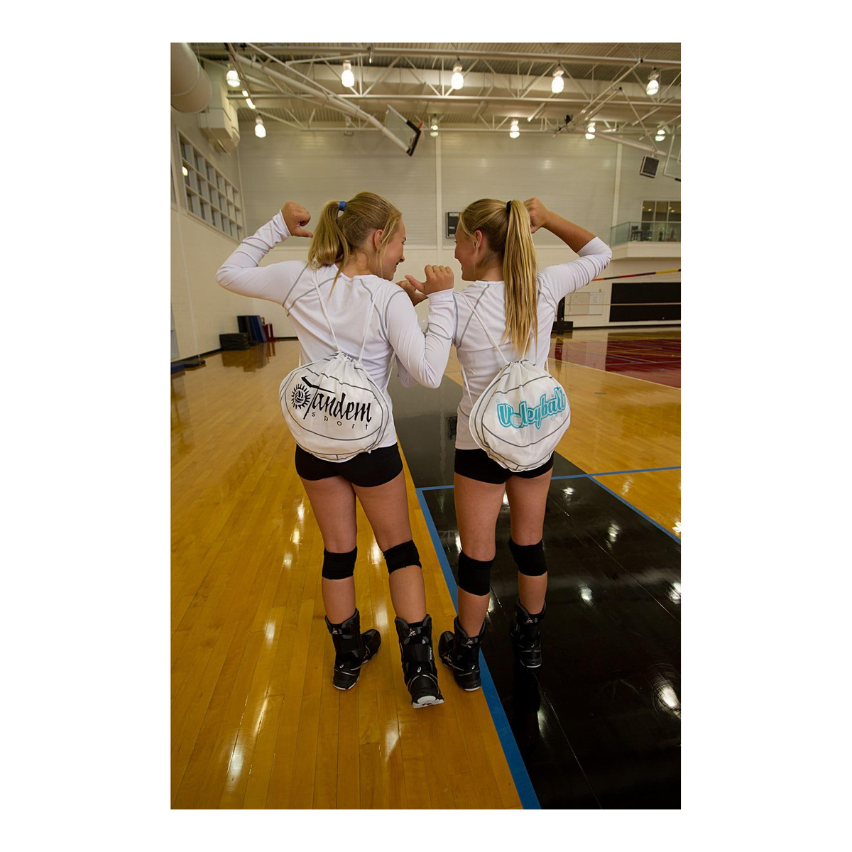 Tandem Sport Volleyball Cinch Sack Ball Bag - Alternate View 1