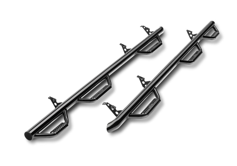 N-Fab Nerf Step 19-20 Chevy/GMC 1500 Double Cab 6.5ft Bed - Bed Access - Gloss Black - View 2