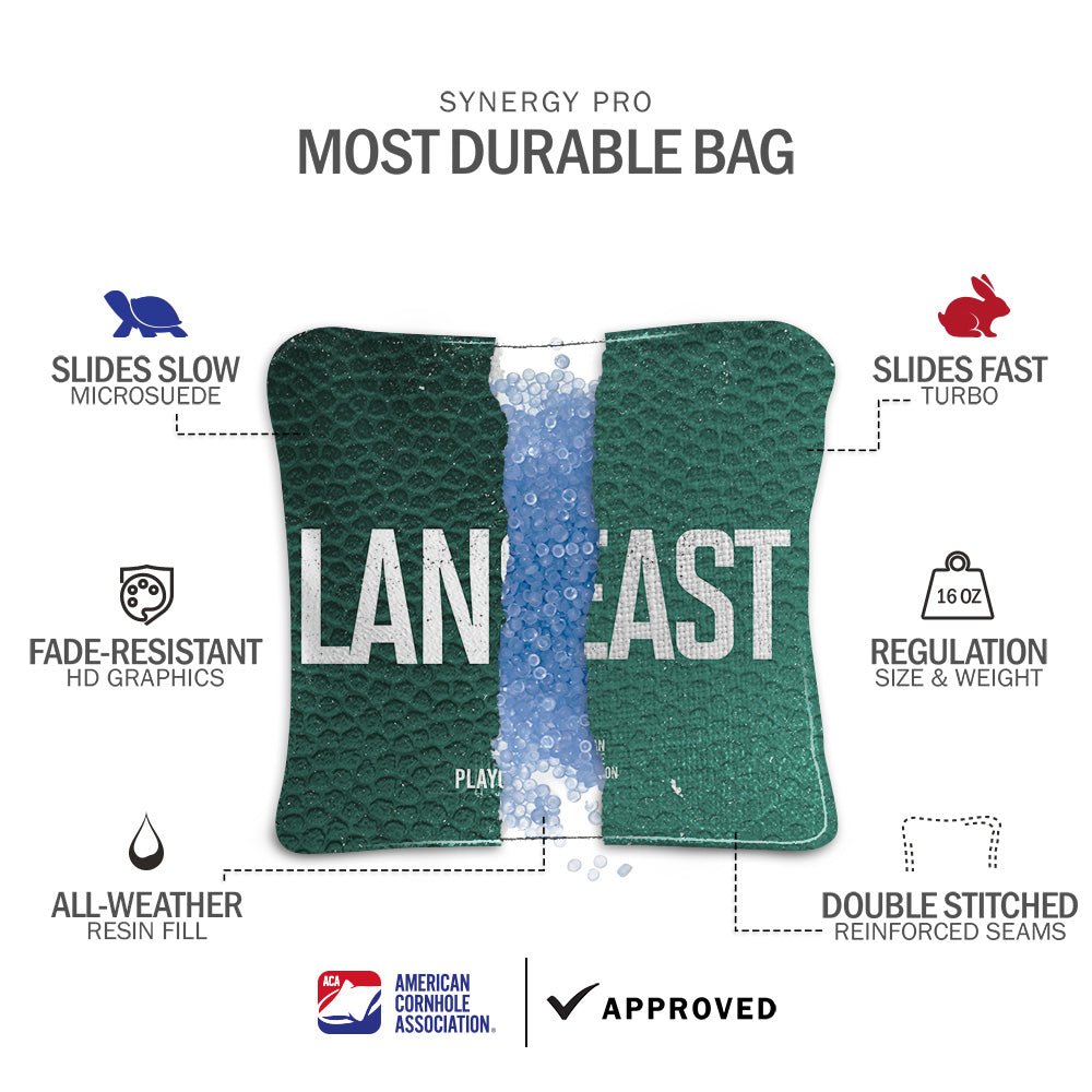 East Lansing Campus Gameday Synergy Pro Cornhole Bags - View 3