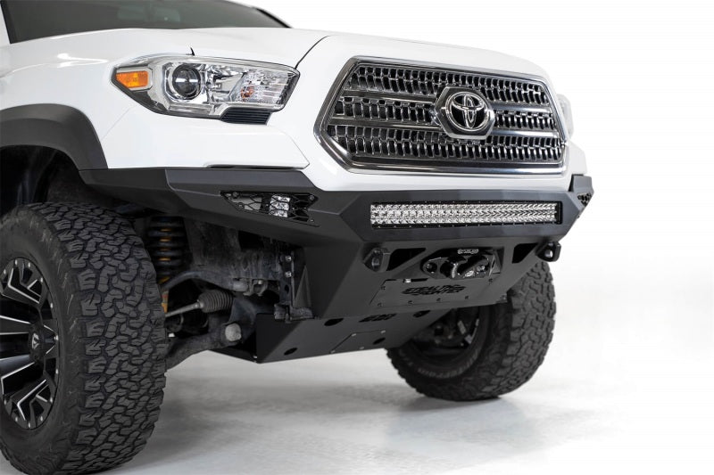 Addictive Desert Designs 16-19 Toyota Tacoma Stealth Fighter Front Bumper w/ Winch Mount - View 7