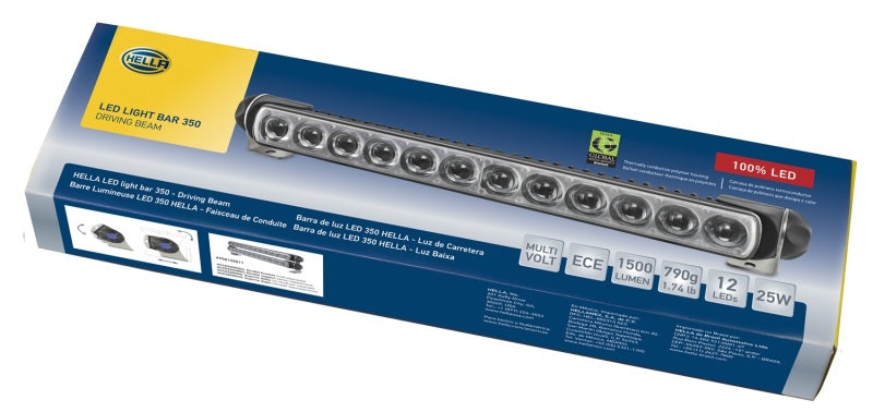 Hella Led Light Bar 350 / 14in Driving Beam - Clear - View 19
