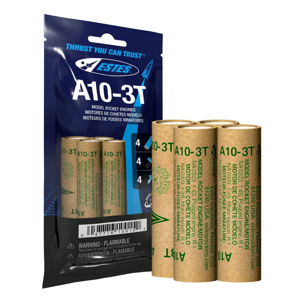 A10-3T Model Rocket Engines (4pk) - View 2