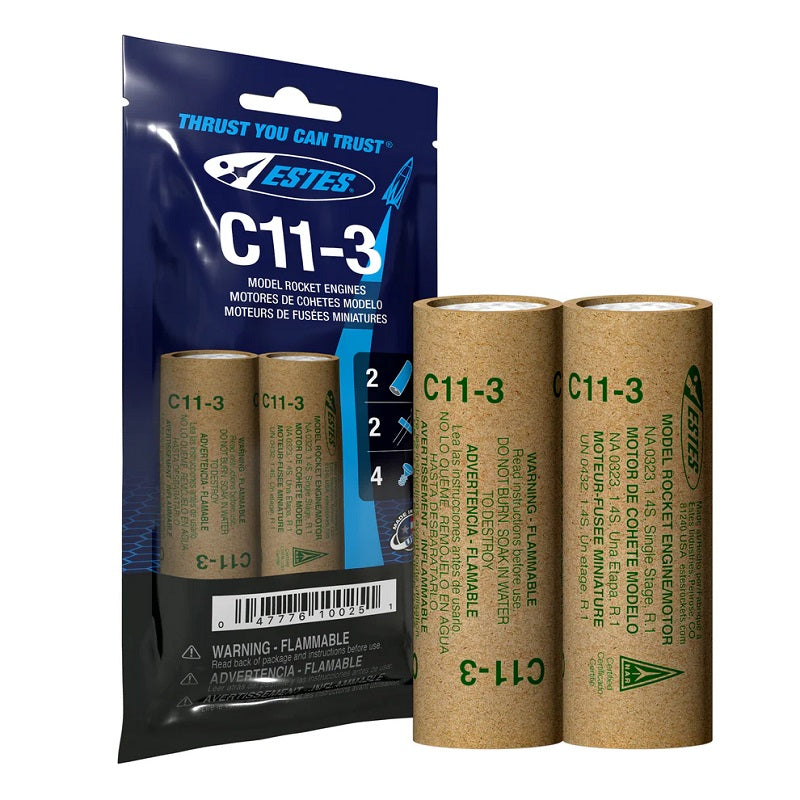 C11-3 Model Rocket Engines - View 2