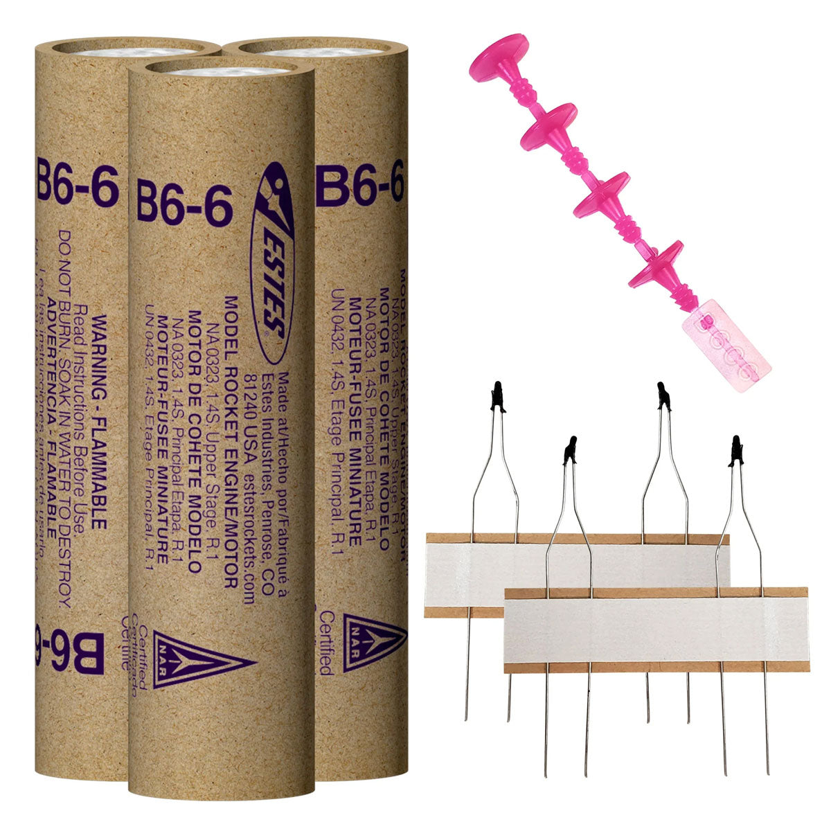 Estes Rockets - B6-6 Model Rocket Engines (3pk) - View 3