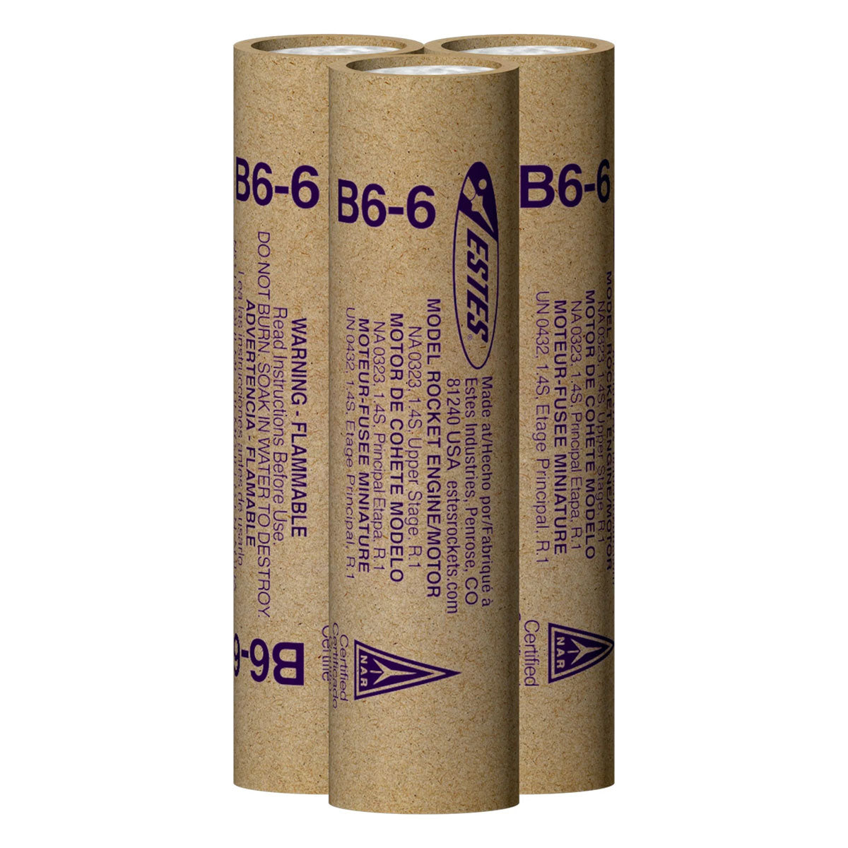Estes Rockets - B6-6 Model Rocket Engines (3pk) - View 4
