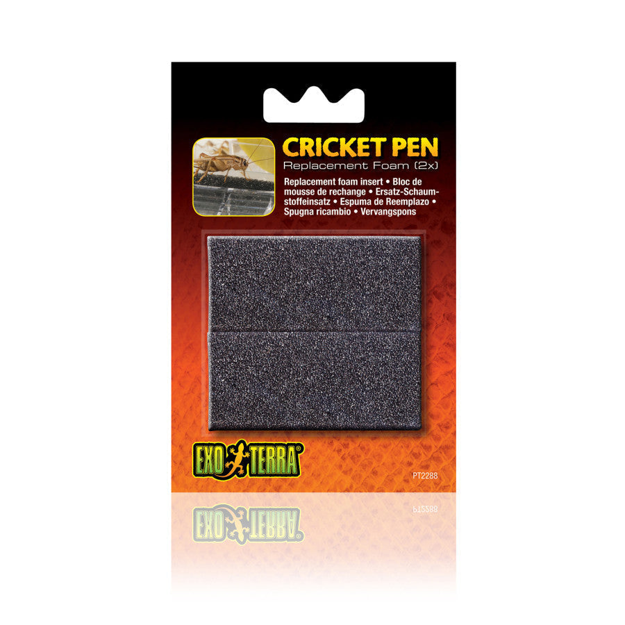 Exo Terra Replacement Sponge for Cricket Den, 2-pc