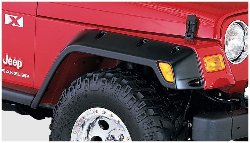 Bushwacker 97-06 Jeep TJ Pocket Style Flares 2pc - Black - View 2