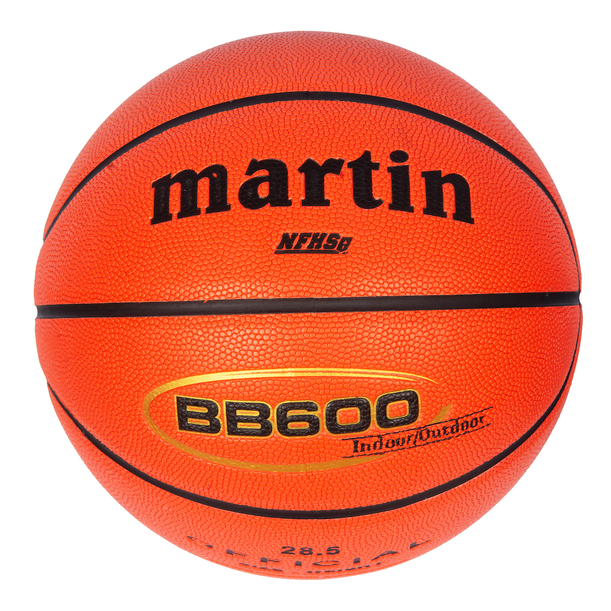 Martin Sports Composite Leather Indoor Outdoor Basketball, Women's Size 6 - Front View