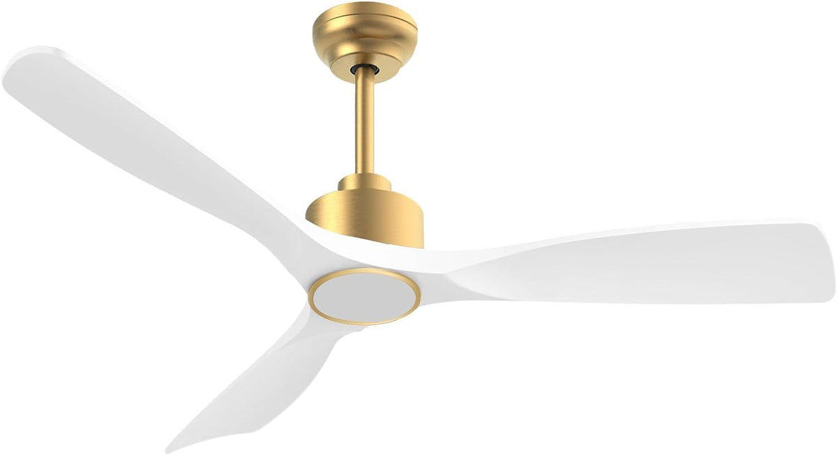 52-Inch Smart Ceiling Fan with 20W Dimmable LED and Three ABS Blades - View 2