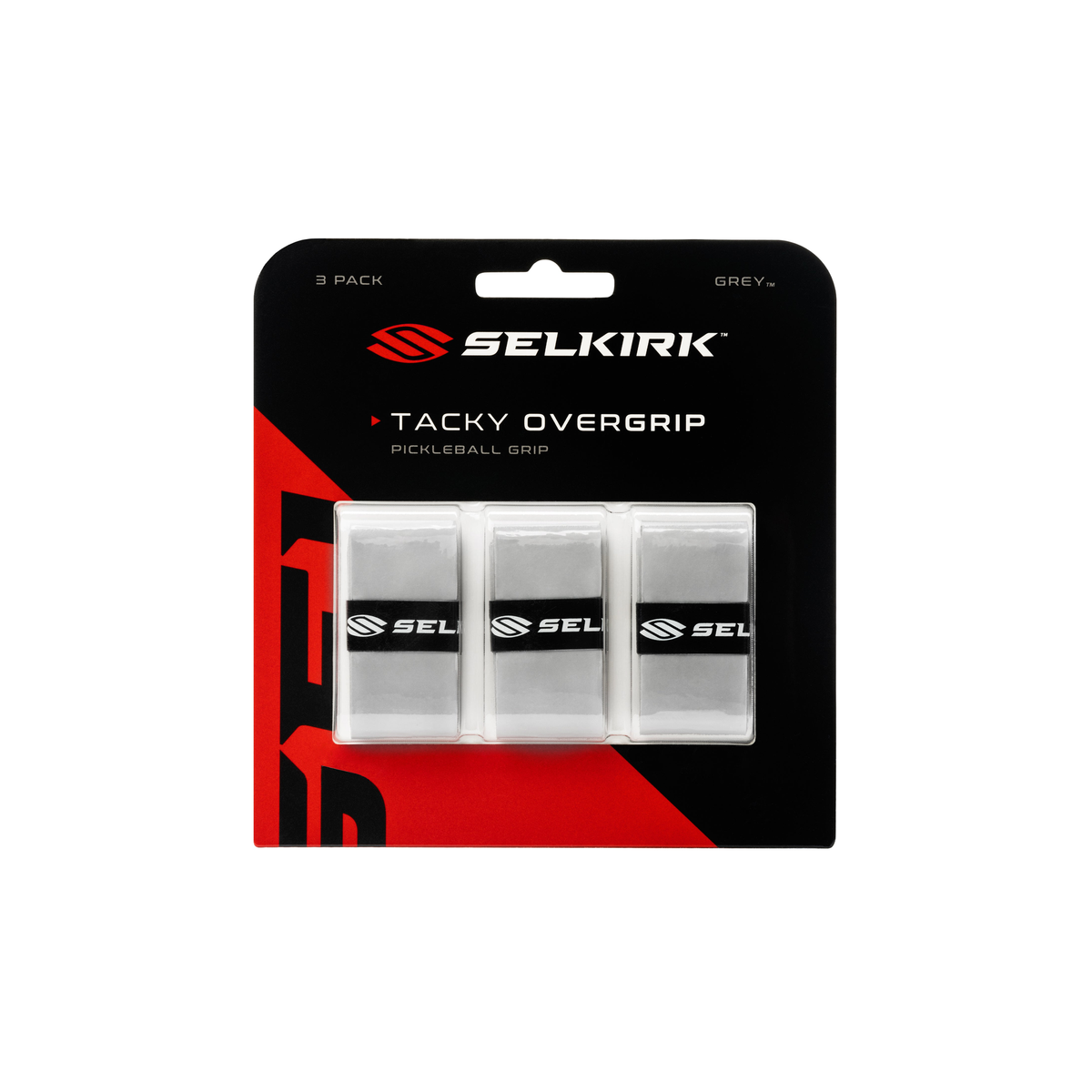 Selkirk Sport Tacky Pickleball Overgrip - 3 Pack Gray [f7c228641c42cce93707]