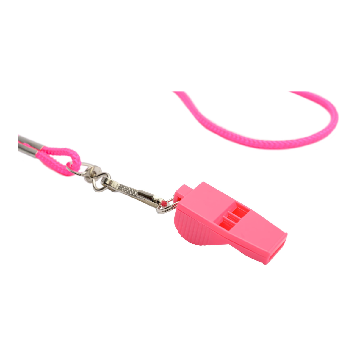 Tandem Sport Pea-Less Whistle and Lanyard, Pink - Alternate View 2