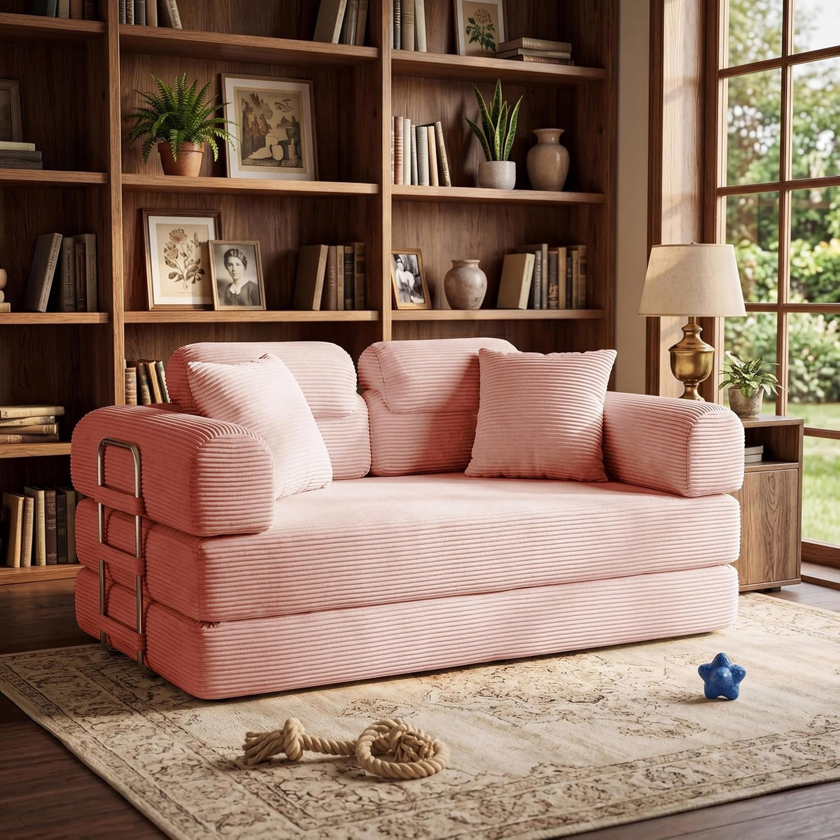 Convertible Loveseat Sofa Bed with Modular Layout - View 24