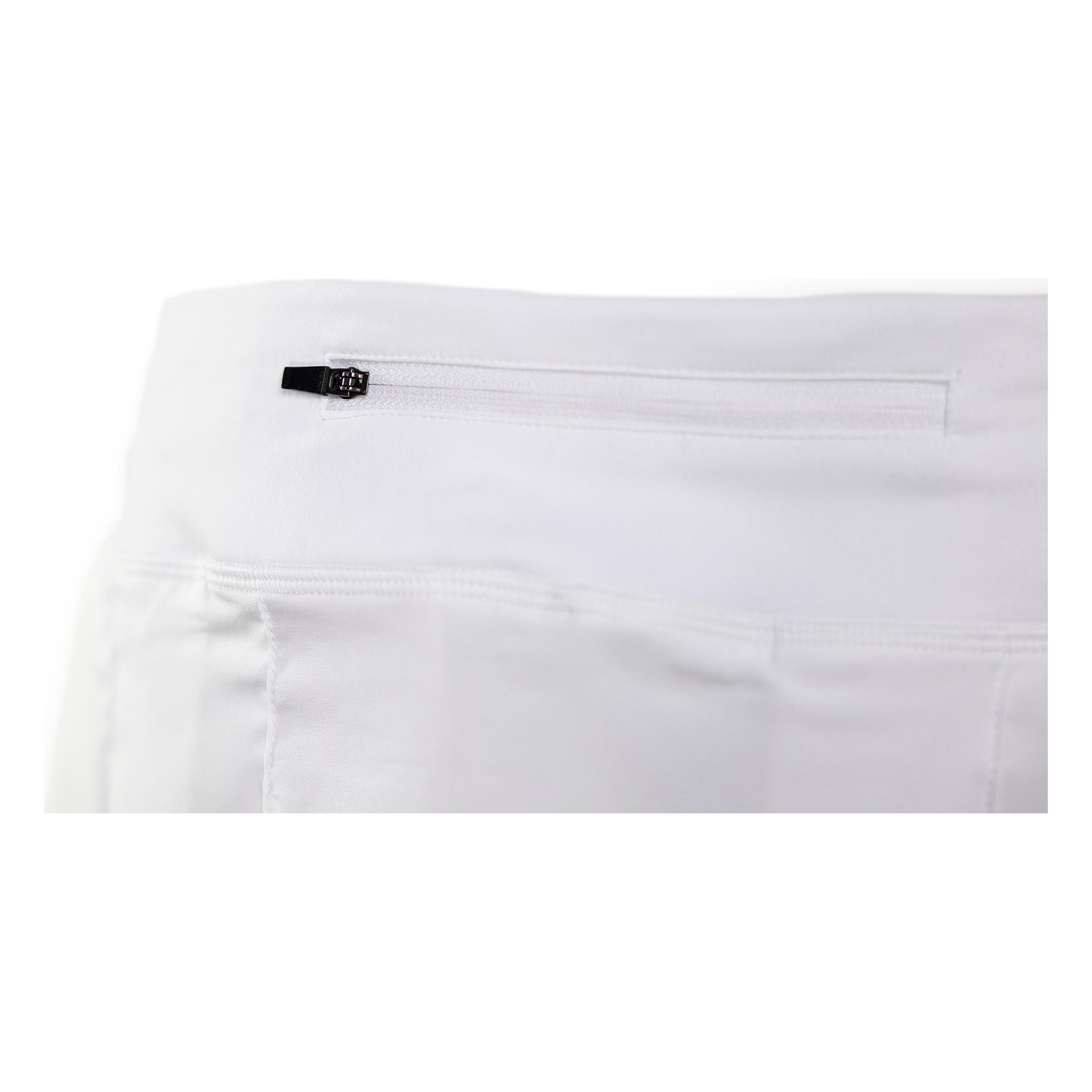 TMPR Women's Performance Mid-Rise Skort, White - Detail View 2