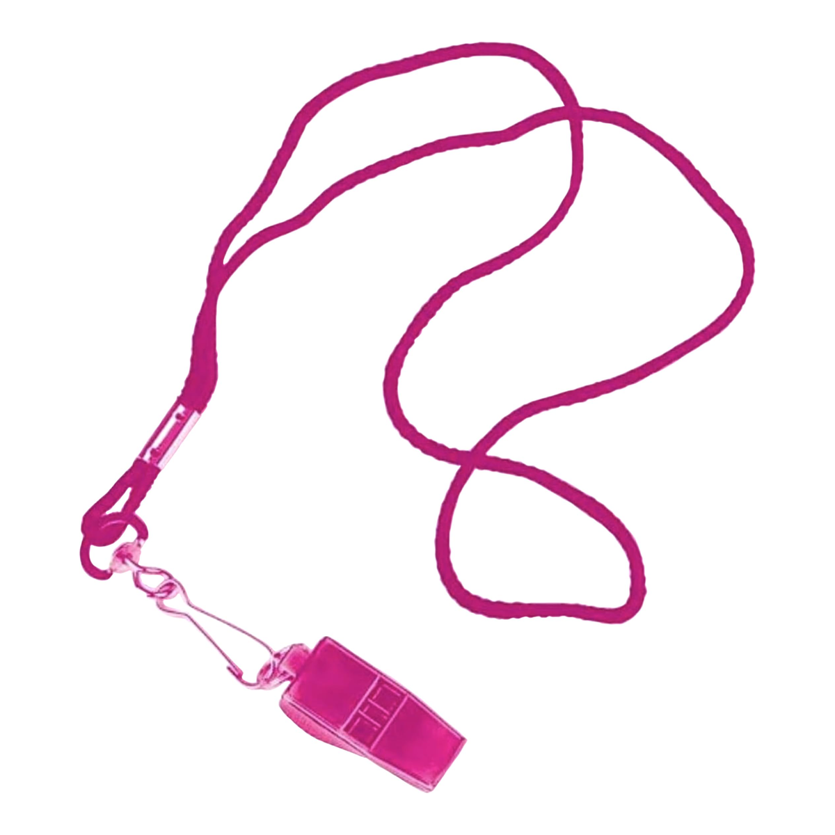 Tandem Sport Pea-Less Whistle and Lanyard, Pink - Alternate View 4