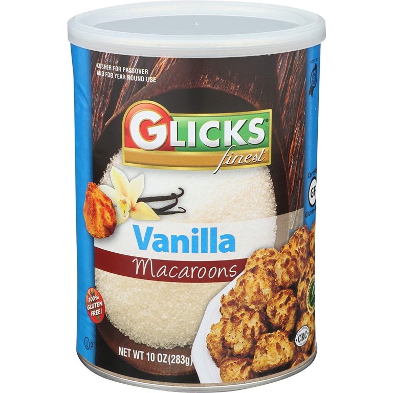 Glick's Vanilla Macaroons for Passover, 10 oz (Case of 12)