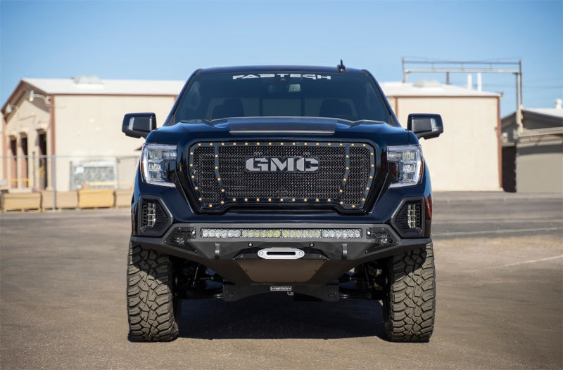 Addictive Desert Designs 2019 GMC Sierra 1500 SF Front Bumper w/ Winch Mount & Sensor Cutout - View 8