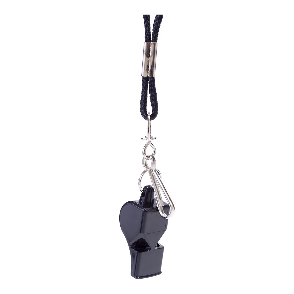 Tandem Sport Deluxe Pea-Less Whistle with Lanyard, Black - Alternate View 4