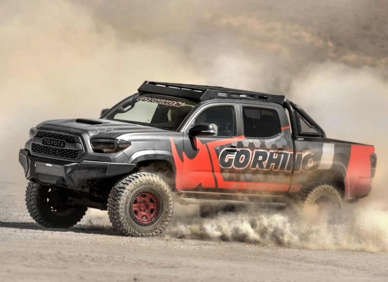 Go Rhino 16-21 Tacoma Element Front Bumper w/ Power Actuated Hide-away Light Bar Mount Tex Black - View 27