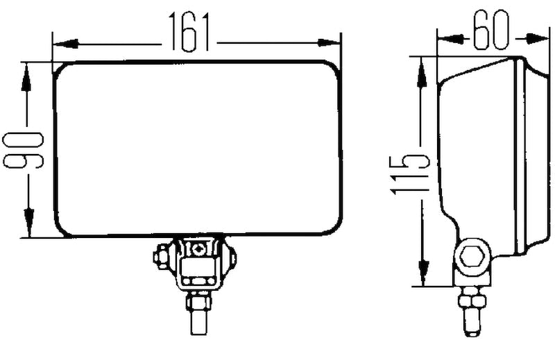 Hella Headlamp ZFH 0/180GR SW MK MGS12 1FB - View 4