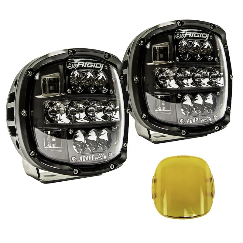 Rigid Industries Single Light Cover for Adapt XP - Yellow - View 11