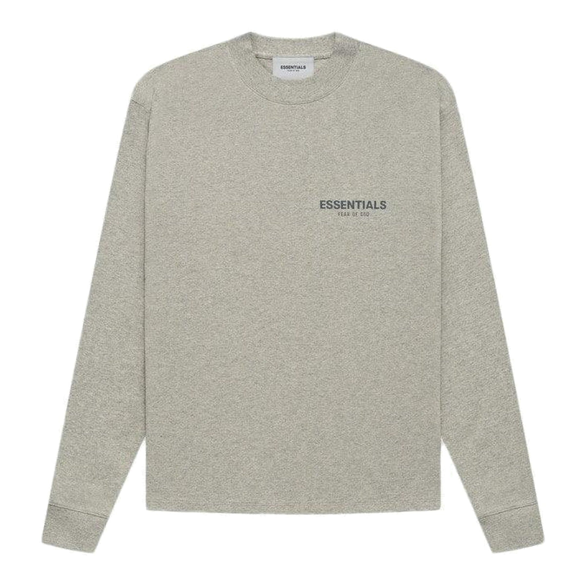 Fear of God Essentials Long Sleeve T-shirt Dark Heather Oatmeal