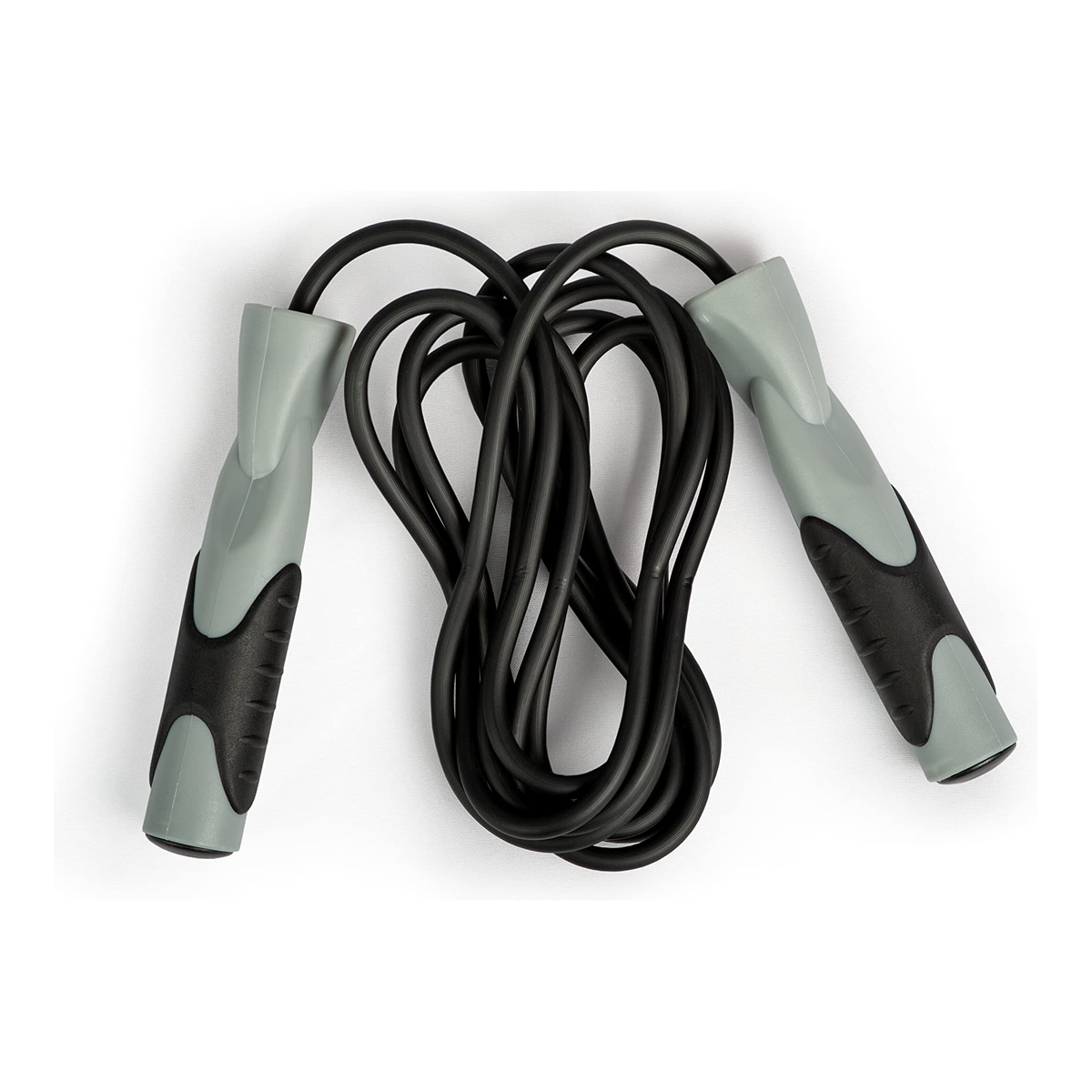 Tandem Sport Adjustable Jump Rope, Black - Front View