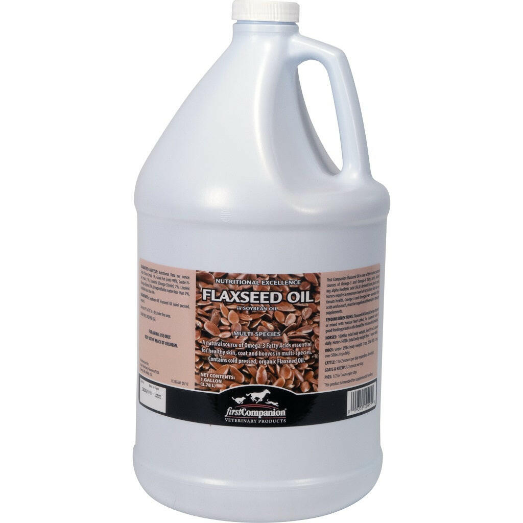 First Companion Flaxseed Oil Nutritional Supplements For Horse (Gallon)