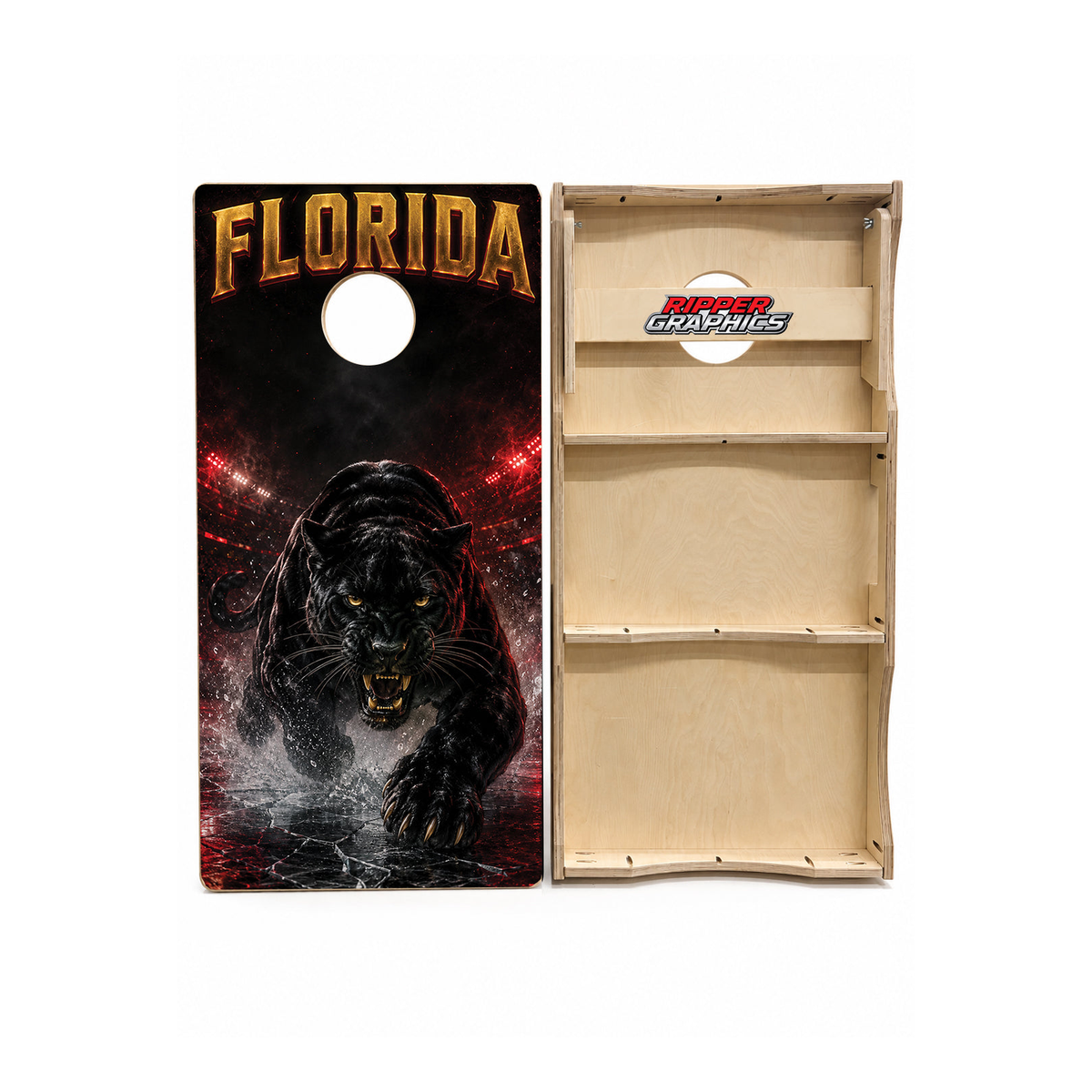 Florida Panthers Inspired Cornhole Design - CH5170 - Great Call Athletics