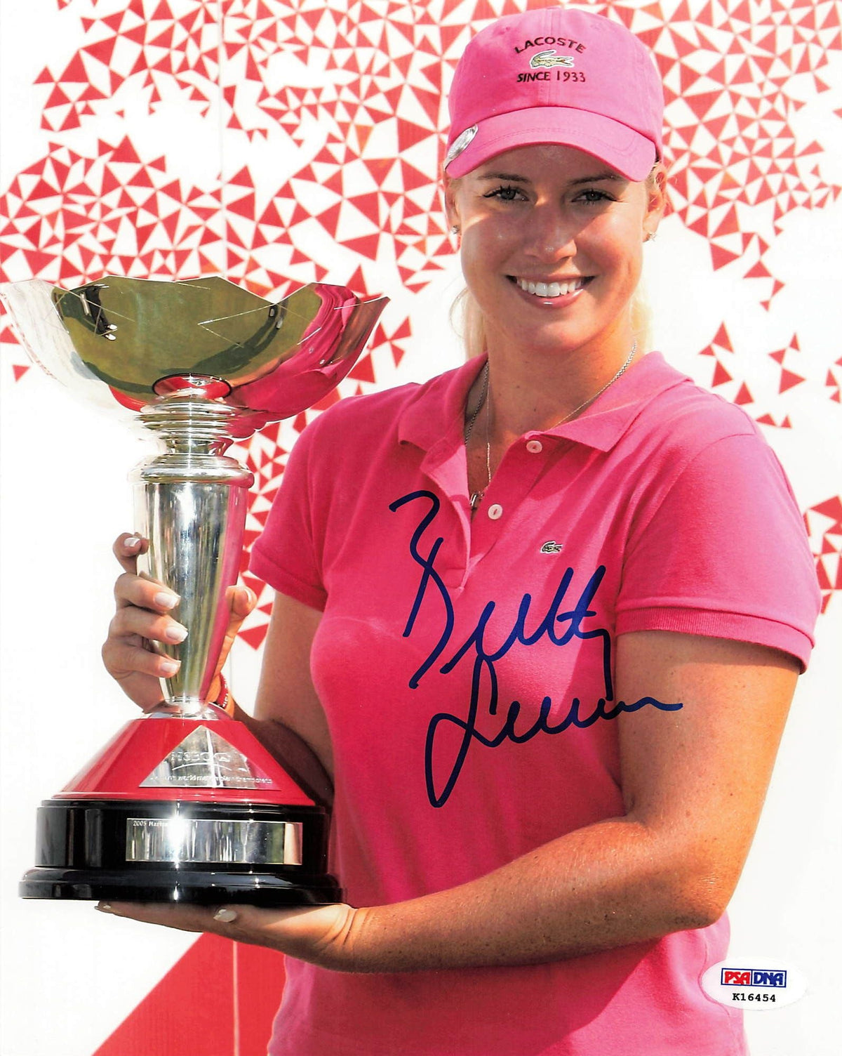 Brittany Lincicome signed 8x10 photo PSA/DNA Autographed Golf