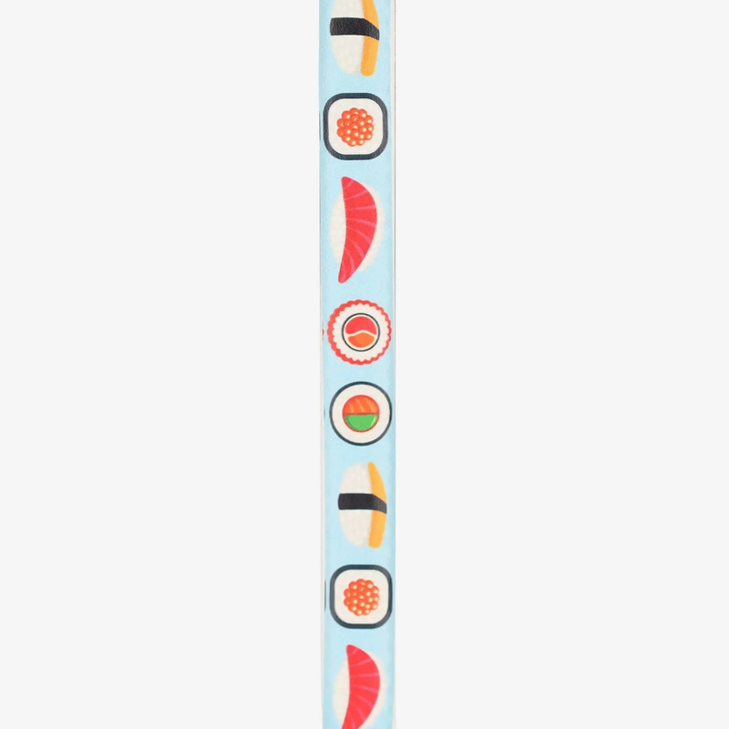 Pickleball paddle edge guard tape with food-themed patterns designed to protect paddle edges from wear and damage.