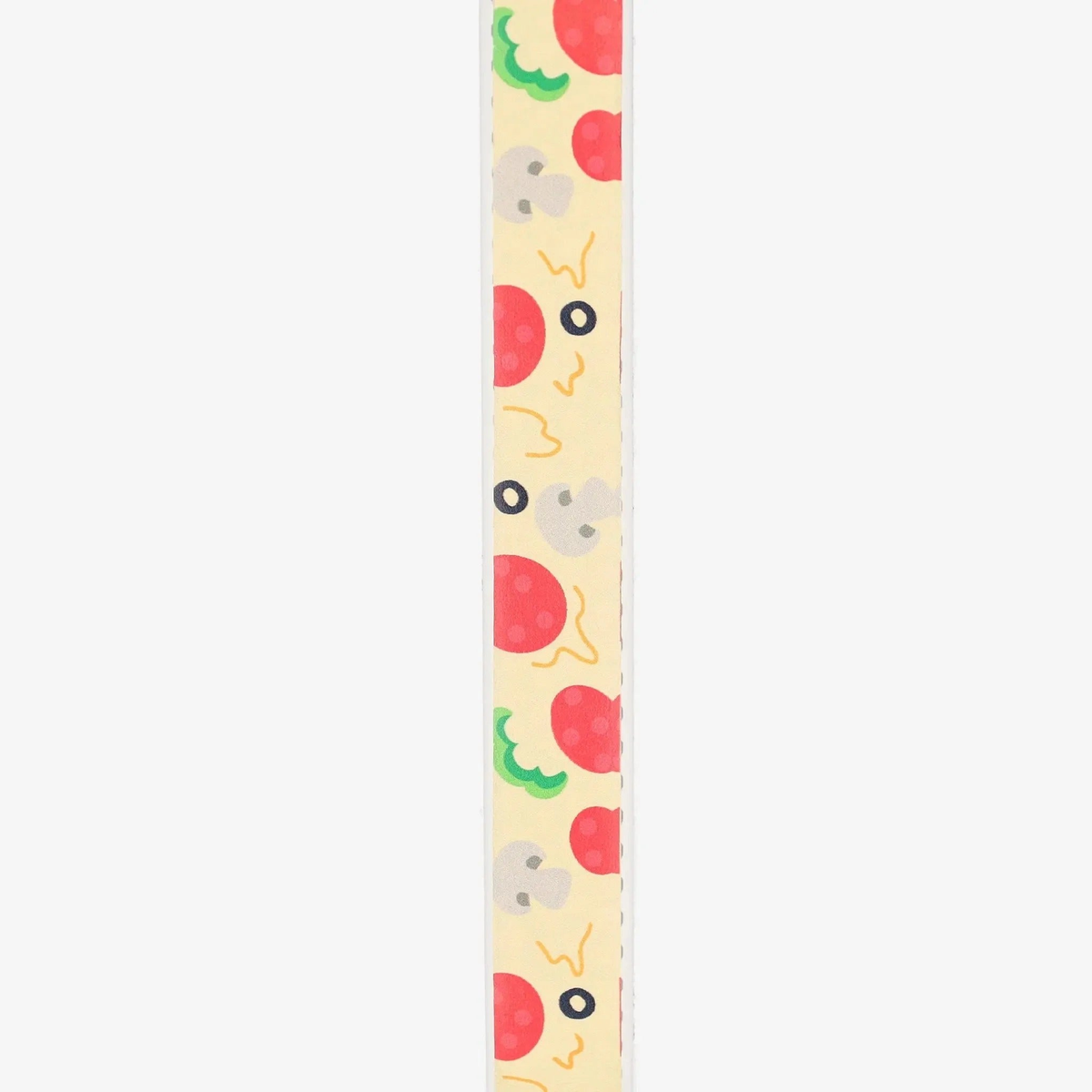 Pickleball paddle edge guard tape with fun food-themed patterns designed to protect paddle edges from wear and damage.