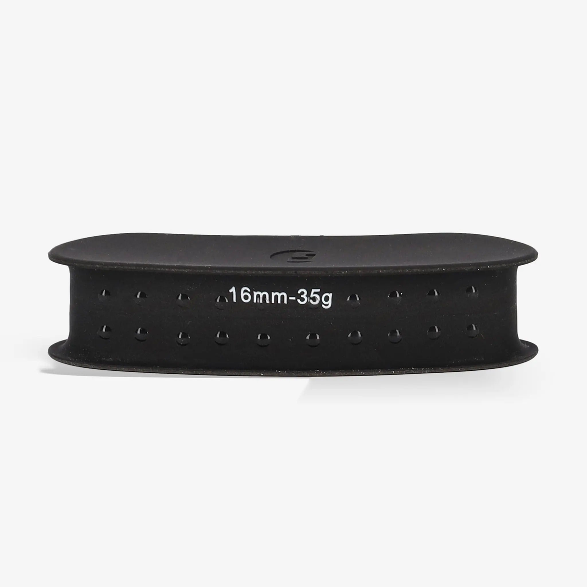 Pickleball paddle accessory weight insert designed to reduce vibration and improve stability, packaged in retail display packaging.