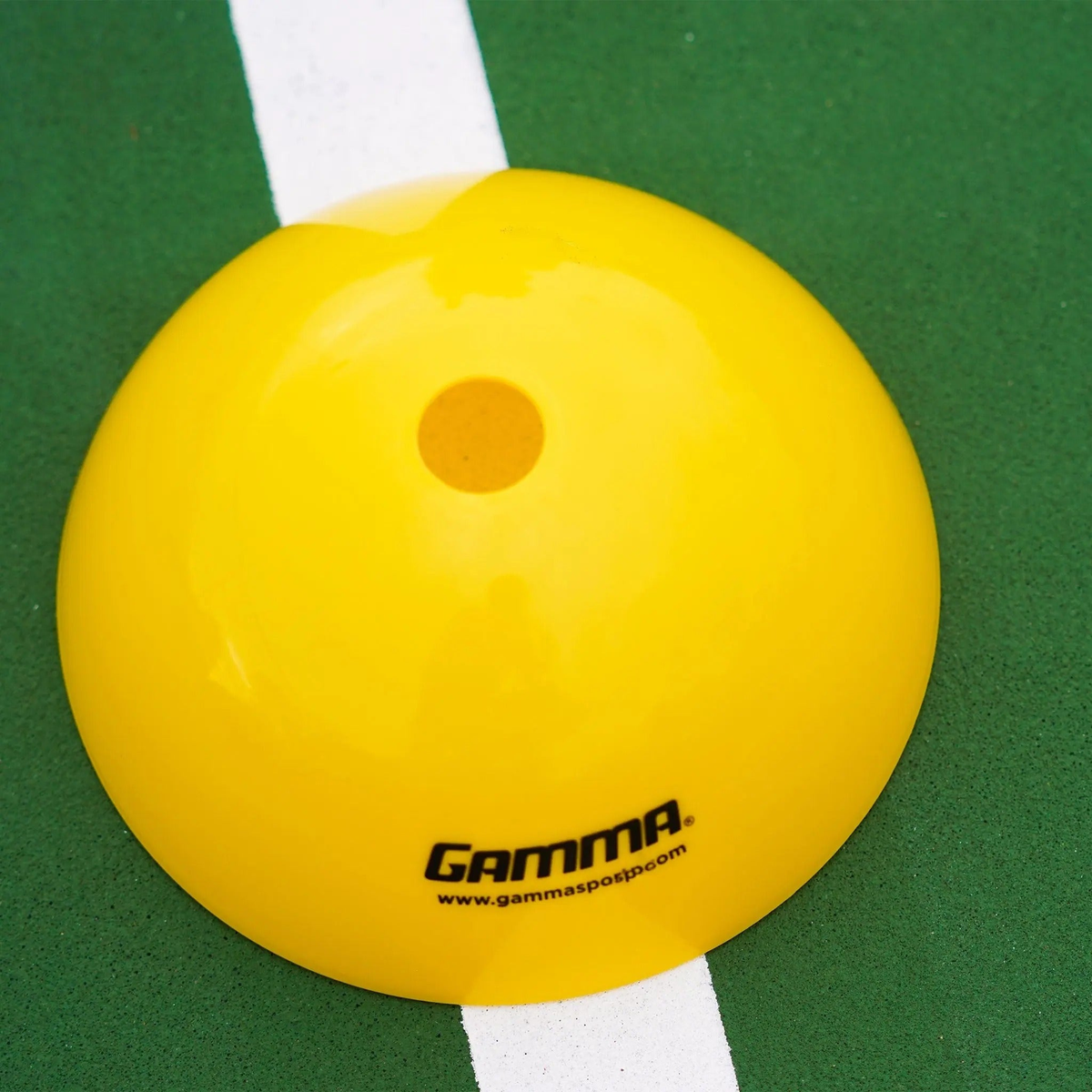 Set of dome-shaped training cones used for marking positions, drills, and boundaries on courts or fields.