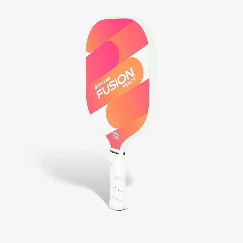 Set of pickleball paddles with wide faces, smooth graphic designs, and cushioned grip handles for responsive control and performance.