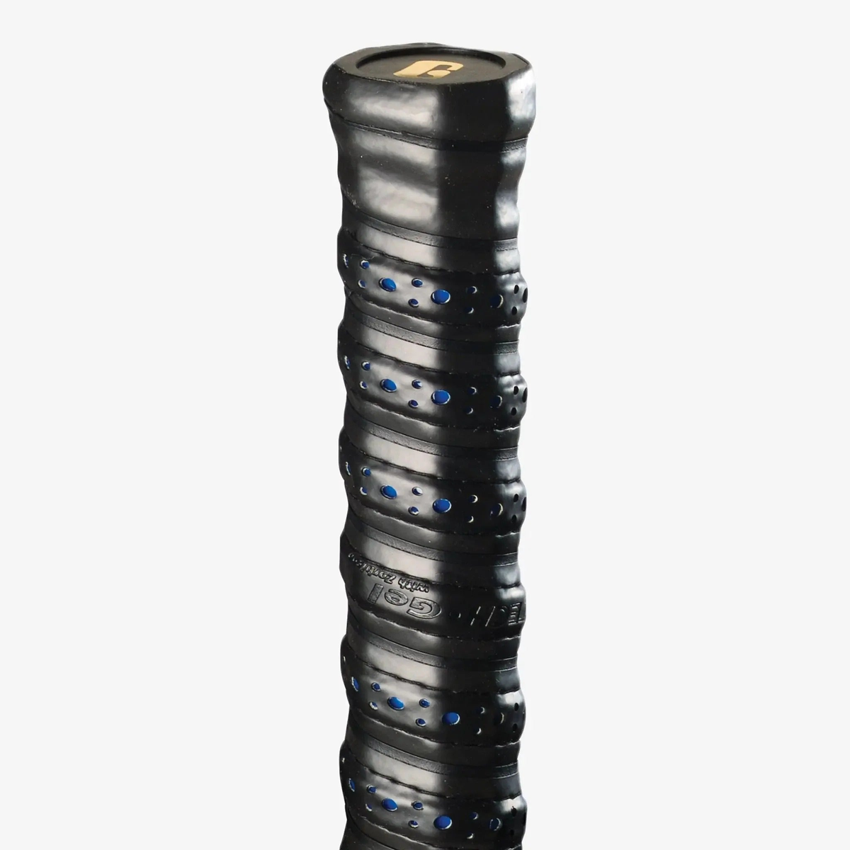 Packaged gel contour grip designed for racquets, featuring a cushioned, shock-absorbing surface for enhanced comfort and control.