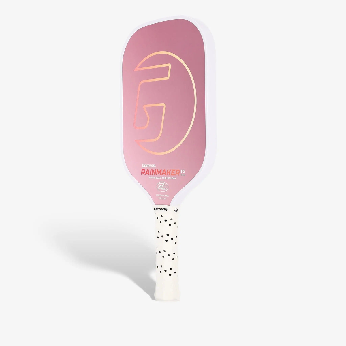 Pickleball paddle featuring a textured face and ergonomic handle, designed for control and performance during play.