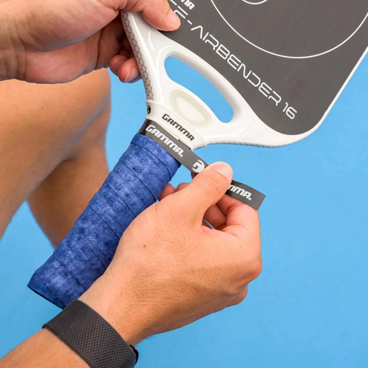 Pack of overgrips designed for pickleball paddles, providing enhanced grip, comfort, and moisture absorption.
