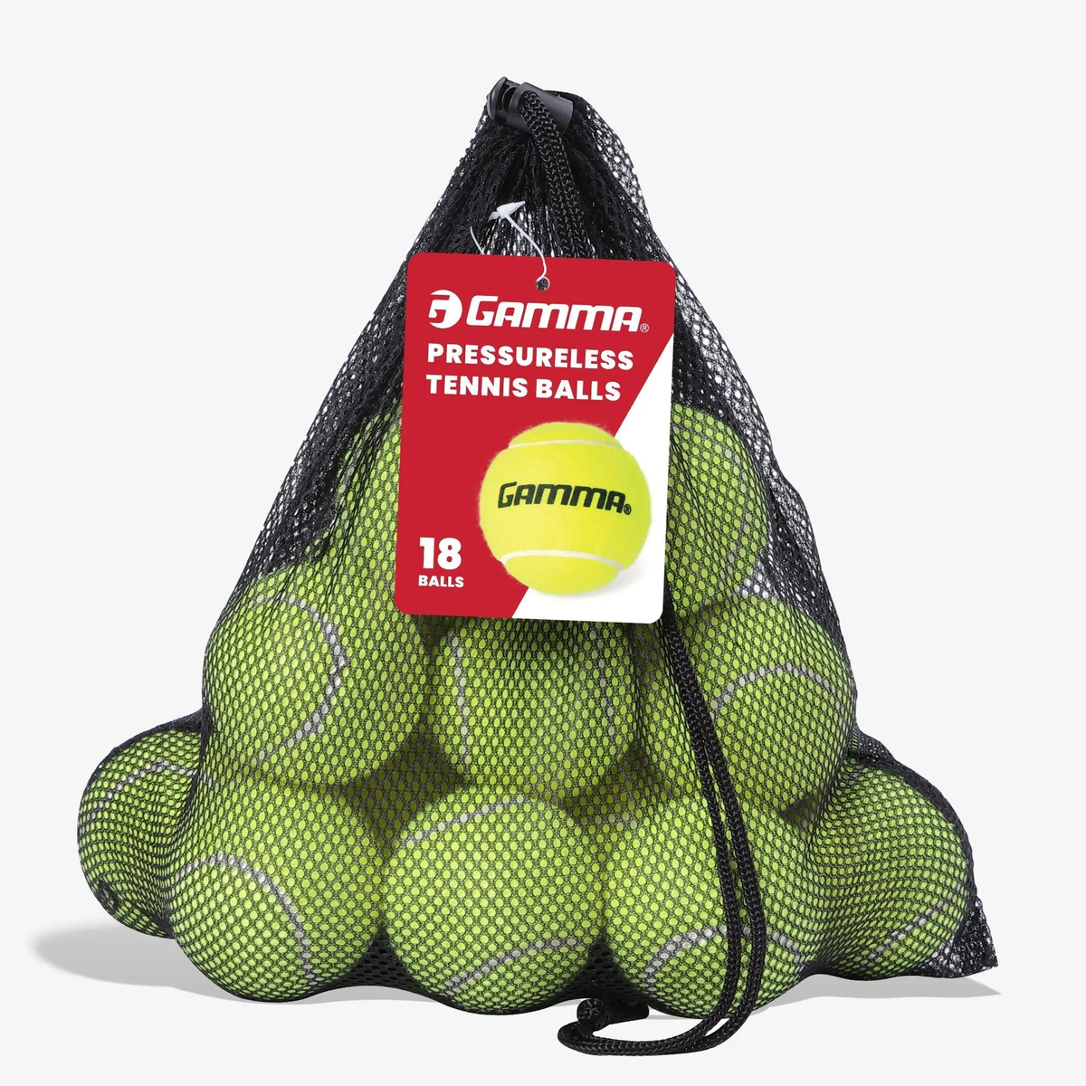 Assorted tennis balls piled together, designed for practice and long-lasting play with pressureless construction.