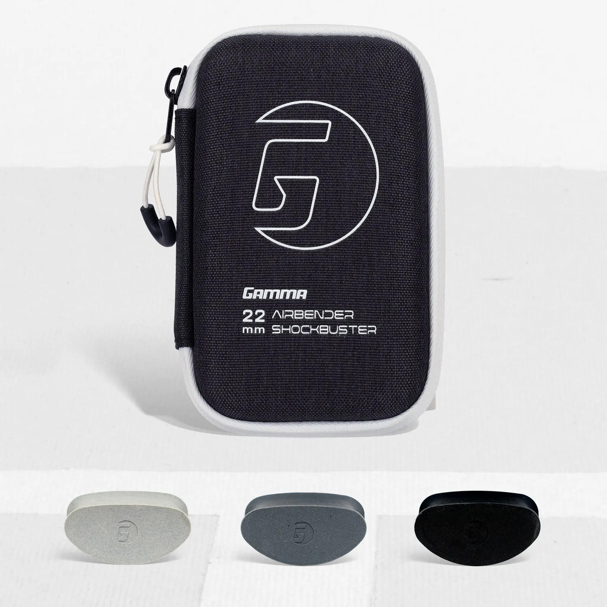 Set of paddle weight accessories with a compact storage case, designed to customize balance and reduce vibration for improved performance and comfort.