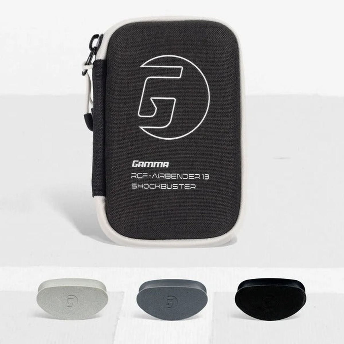Set of paddle weight accessories with a compact storage case, designed to customize balance and reduce vibration for improved performance and comfort.