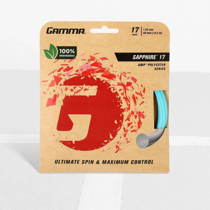 Tennis string set designed for enhanced spin and control, featuring durable construction for consistent performance.