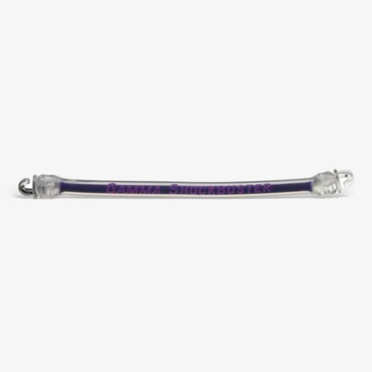 Tennis string dampener designed to reduce vibration and absorb shock for improved comfort and feel during play.