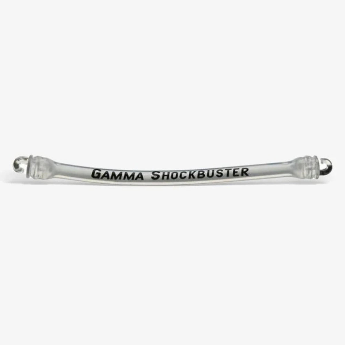 Tennis string dampener designed to reduce vibration and absorb shock for improved comfort and feel during play.