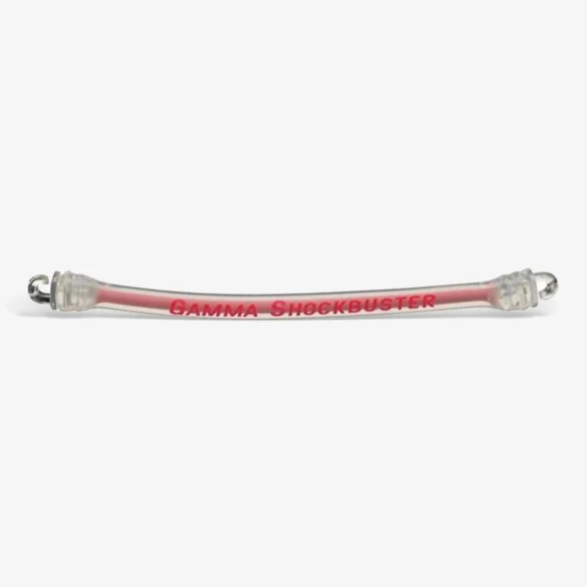 Tennis string dampener designed to reduce vibration and absorb shock for improved comfort and feel during play.