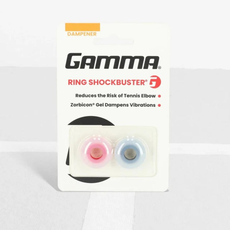 Pack of ring-style tennis string dampeners designed to reduce vibration and improve comfort during play.