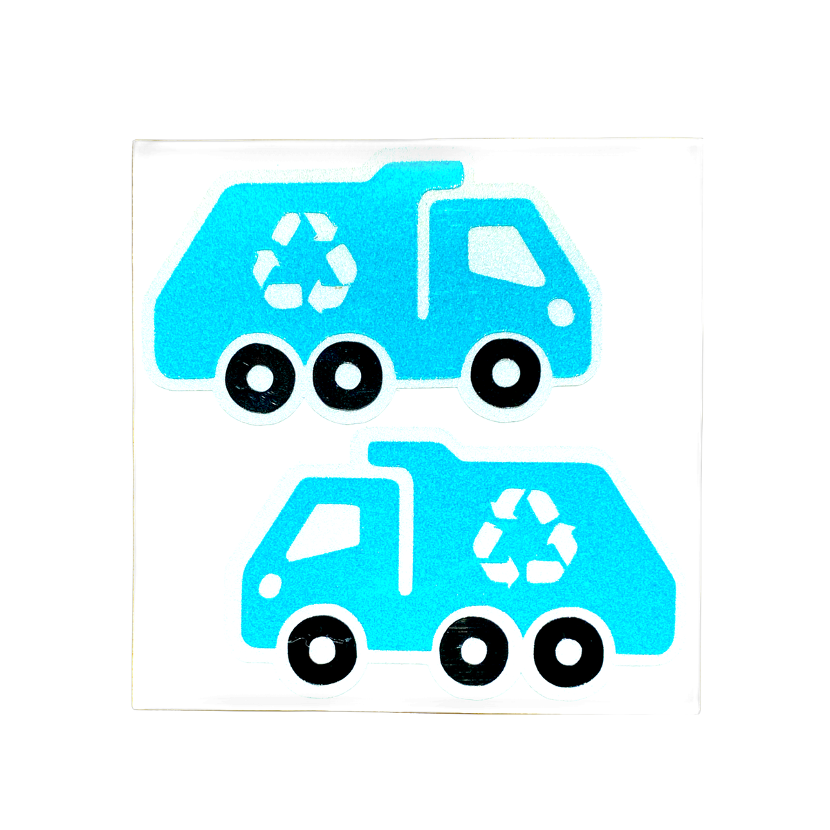 GARBAGE TRUCKS REFLECTIVE DECALS - primary product view
