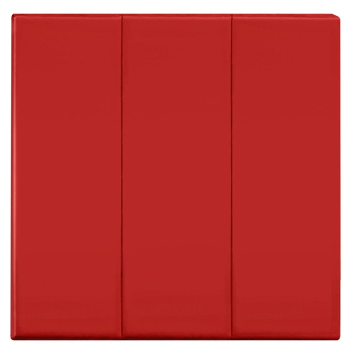 Porter Athletic Firesafe Wall Pads 2", 2' x 8'; with nailing margins, Red / No Graphics