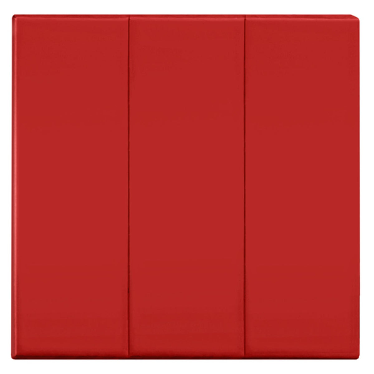 Porter Athletic Firesafe Wall Pads 2", 2' x 6'; with nailing margins, Red / No Graphics
