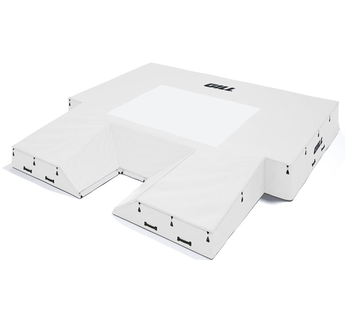 Gill Athletics S1 Pole Vault Landing System (20' X 20' 2.5" X 28") White, White